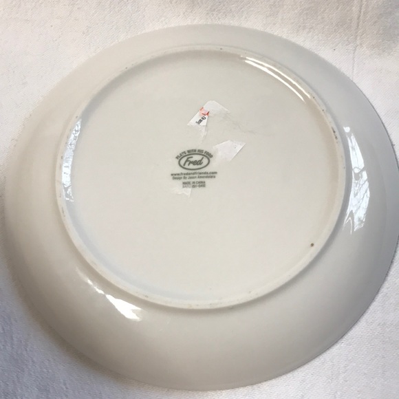 FINAL - Fred Plays with His Food Girl Plate 8” - Picture 2 of 2